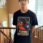 9 - Turbo Activated Tee – Built for Speed - Sarman Fashion - Wholesale Clothing Fashion Brand for Men from Canada