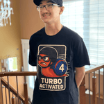 9 - Turbo Activated Tee – Built for Speed - Sarman Fashion - Wholesale Clothing Fashion Brand for Men from Canada