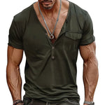 Charman 2 - V-Neck T-Shirt for Men - Sarman Fashion - Wholesale Clothing Fashion Brand for Men from Canada