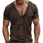 Charman 2 - V-Neck T-Shirt for Men - Sarman Fashion - Wholesale Clothing Fashion Brand for Men from Canada