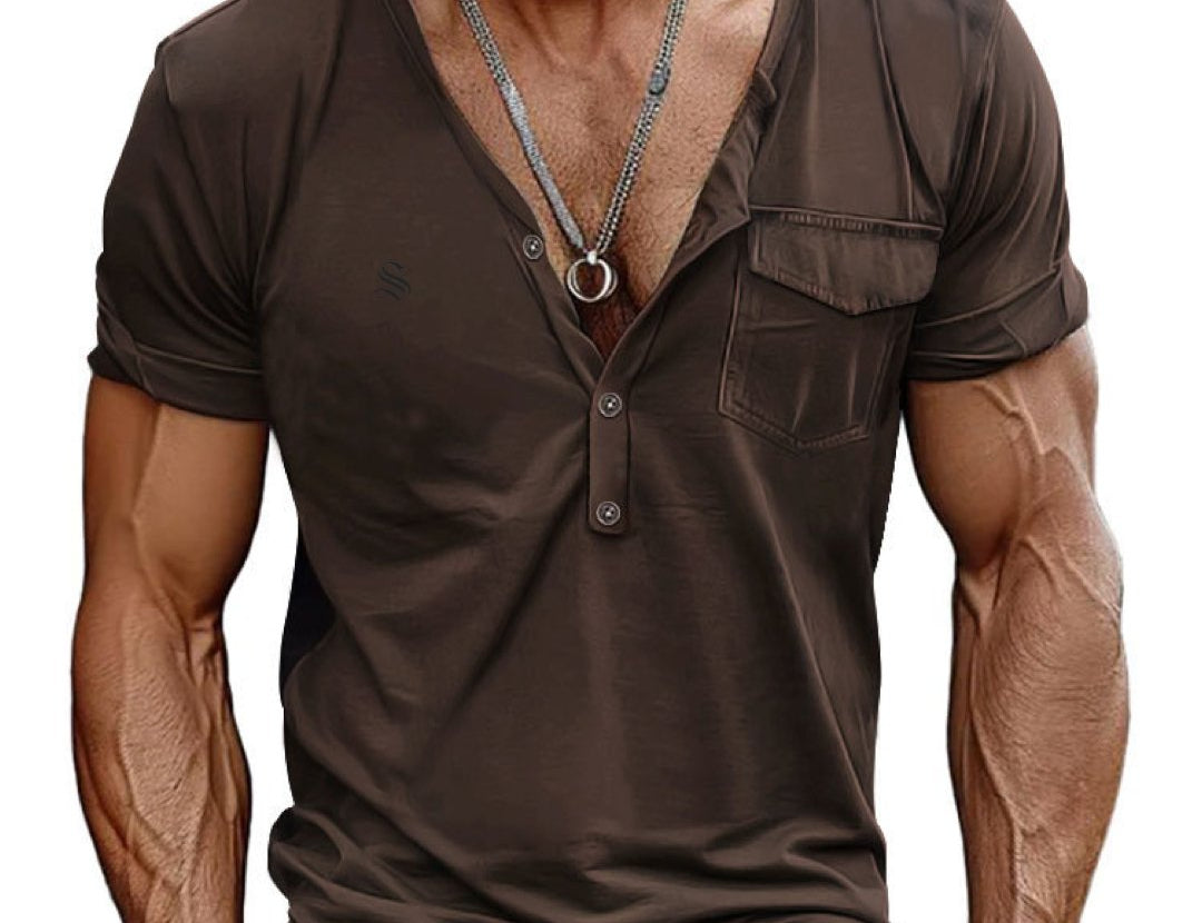 Charman 2 - V-Neck T-Shirt for Men - Sarman Fashion - Wholesale Clothing Fashion Brand for Men from Canada