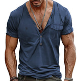 Charman 2 - V-Neck T-Shirt for Men - Sarman Fashion - Wholesale Clothing Fashion Brand for Men from Canada