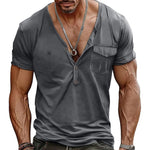 Charman 2 - V-Neck T-Shirt for Men - Sarman Fashion - Wholesale Clothing Fashion Brand for Men from Canada