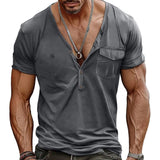 Charman 2 - V-Neck T-Shirt for Men - Sarman Fashion - Wholesale Clothing Fashion Brand for Men from Canada