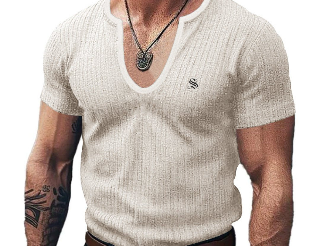 Charman 4 - V-Neck T-Shirt for Men - Sarman Fashion - Wholesale Clothing Fashion Brand for Men from Canada