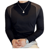 EWB 2 - High Neck Long Sleeve Shirt for Men - Sarman Fashion - Wholesale Clothing Fashion Brand for Men from Canada