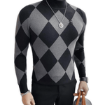 EWB 4 - High Neck Long Sleeve Shirt for Men - Sarman Fashion - Wholesale Clothing Fashion Brand for Men from Canada