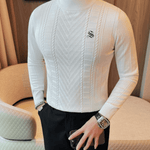 EWB 5 - High Neck Long Sleeve Shirt for Men - Sarman Fashion - Wholesale Clothing Fashion Brand for Men from Canada