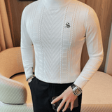 EWB 5 - High Neck Long Sleeve Shirt for Men - Sarman Fashion - Wholesale Clothing Fashion Brand for Men from Canada