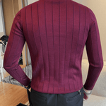 EWB 5 - High Neck Long Sleeve Shirt for Men - Sarman Fashion - Wholesale Clothing Fashion Brand for Men from Canada
