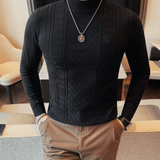 EWB 5 - High Neck Long Sleeve Shirt for Men - Sarman Fashion - Wholesale Clothing Fashion Brand for Men from Canada