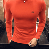 EWB 6 - High Neck Long Sleeve Shirt for Men - Sarman Fashion - Wholesale Clothing Fashion Brand for Men from Canada