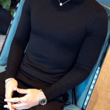 EWB 6 - High Neck Long Sleeve Shirt for Men - Sarman Fashion - Wholesale Clothing Fashion Brand for Men from Canada