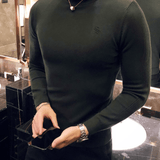 EWB 6 - High Neck Long Sleeve Shirt for Men - Sarman Fashion - Wholesale Clothing Fashion Brand for Men from Canada