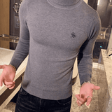 EWB 6 - High Neck Long Sleeve Shirt for Men - Sarman Fashion - Wholesale Clothing Fashion Brand for Men from Canada