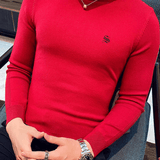 EWB 6 - High Neck Long Sleeve Shirt for Men - Sarman Fashion - Wholesale Clothing Fashion Brand for Men from Canada