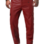 FRTU 3 - Black Pu-Leather Pant’s for Men - Sarman Fashion - Wholesale Clothing Fashion Brand for Men from Canada