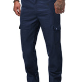 FRTU 3 - Black Pu-Leather Pant’s for Men - Sarman Fashion - Wholesale Clothing Fashion Brand for Men from Canada