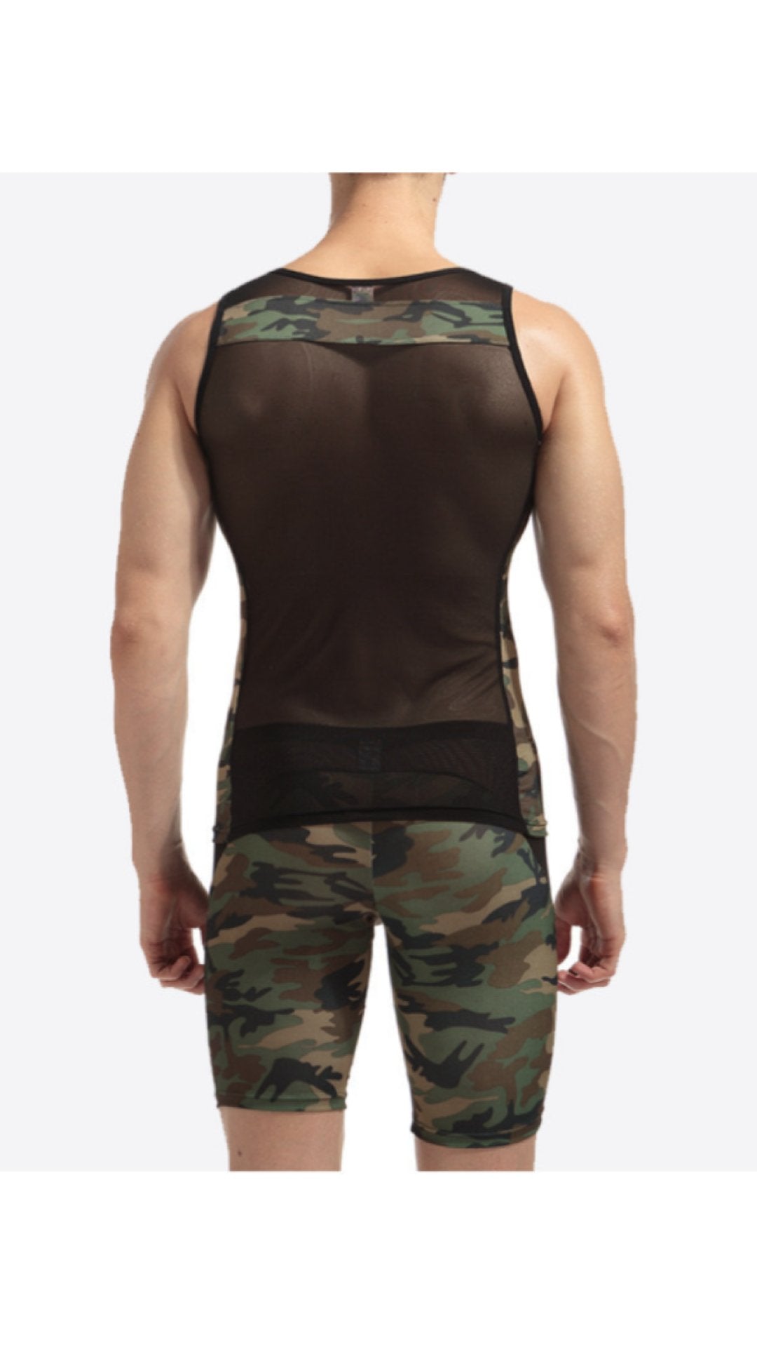 Gym Iron 2 - Men’s Leggings Top & Shorts set - Sarman Fashion - Wholesale Clothing Fashion Brand for Men from Canada