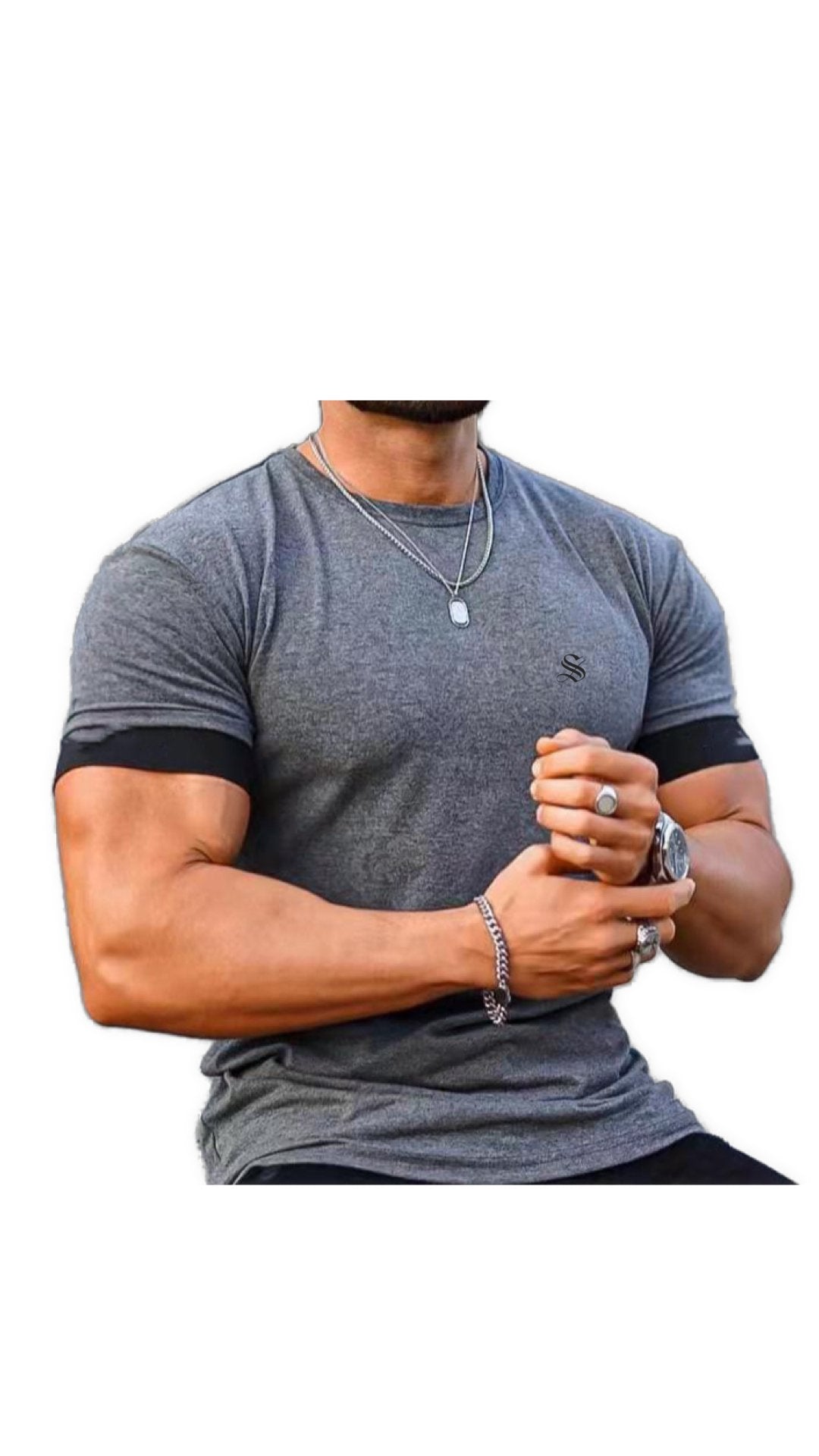 Heroto - T-Shirt for Men - Sarman Fashion - Wholesale Clothing Fashion Brand for Men from Canada