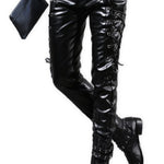 Kali - Black Pu - Leather Pant’s for Men - Sarman Fashion - Wholesale Clothing Fashion Brand for Men from Canada