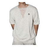 Kaob 2 - V - Neck T-Shirt for Men - Sarman Fashion - Wholesale Clothing Fashion Brand for Men from Canada