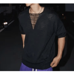 Kaob 2 - V - Neck T-Shirt for Men - Sarman Fashion - Wholesale Clothing Fashion Brand for Men from Canada