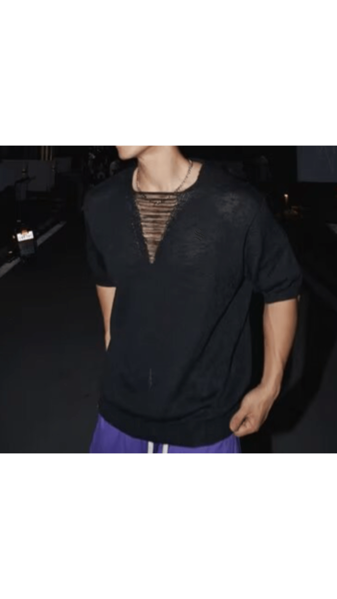 Kaob 2 - V - Neck T-Shirt for Men - Sarman Fashion - Wholesale Clothing Fashion Brand for Men from Canada