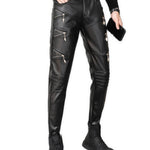 Kerbloa - Black Pu - Leather Pant’s for Men - Sarman Fashion - Wholesale Clothing Fashion Brand for Men from Canada