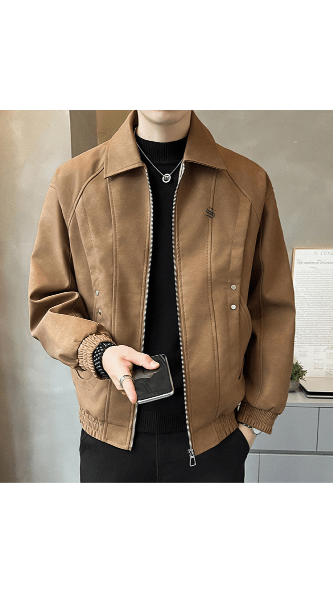 Kimora 7 - Jacket for Men - Sarman Fashion - Wholesale Clothing Fashion Brand for Men from Canada