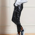 Kizbono 4Z - Pu Leather Pants for Men - Sarman Fashion - Wholesale Clothing Fashion Brand for Men from Canada