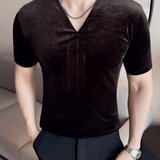 KOPS - V - Neck T-Shirt for Men - Sarman Fashion - Wholesale Clothing Fashion Brand for Men from Canada