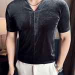 KOPS - V - Neck T-Shirt for Men - Sarman Fashion - Wholesale Clothing Fashion Brand for Men from Canada