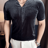 KOPS - V - Neck T-Shirt for Men - Sarman Fashion - Wholesale Clothing Fashion Brand for Men from Canada