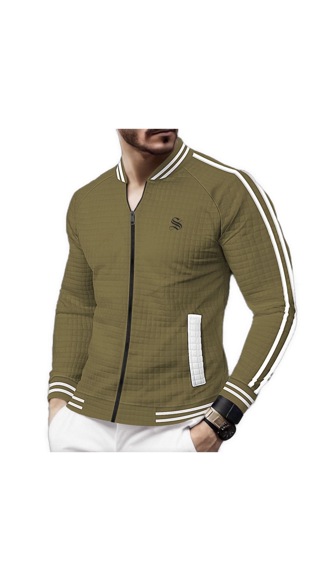 Kozz - Long Sleeve Jacket for Men - Sarman Fashion - Wholesale Clothing Fashion Brand for Men from Canada