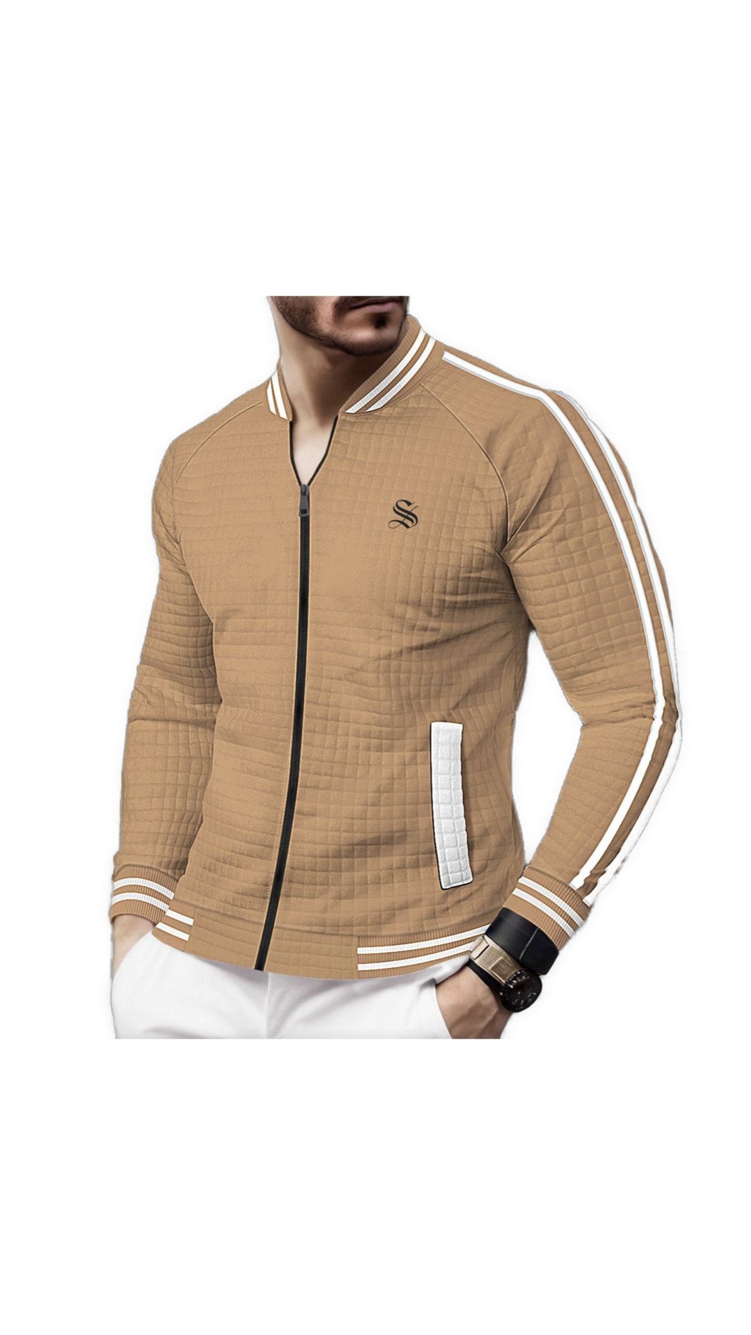 Kozz - Long Sleeve Jacket for Men - Sarman Fashion - Wholesale Clothing Fashion Brand for Men from Canada