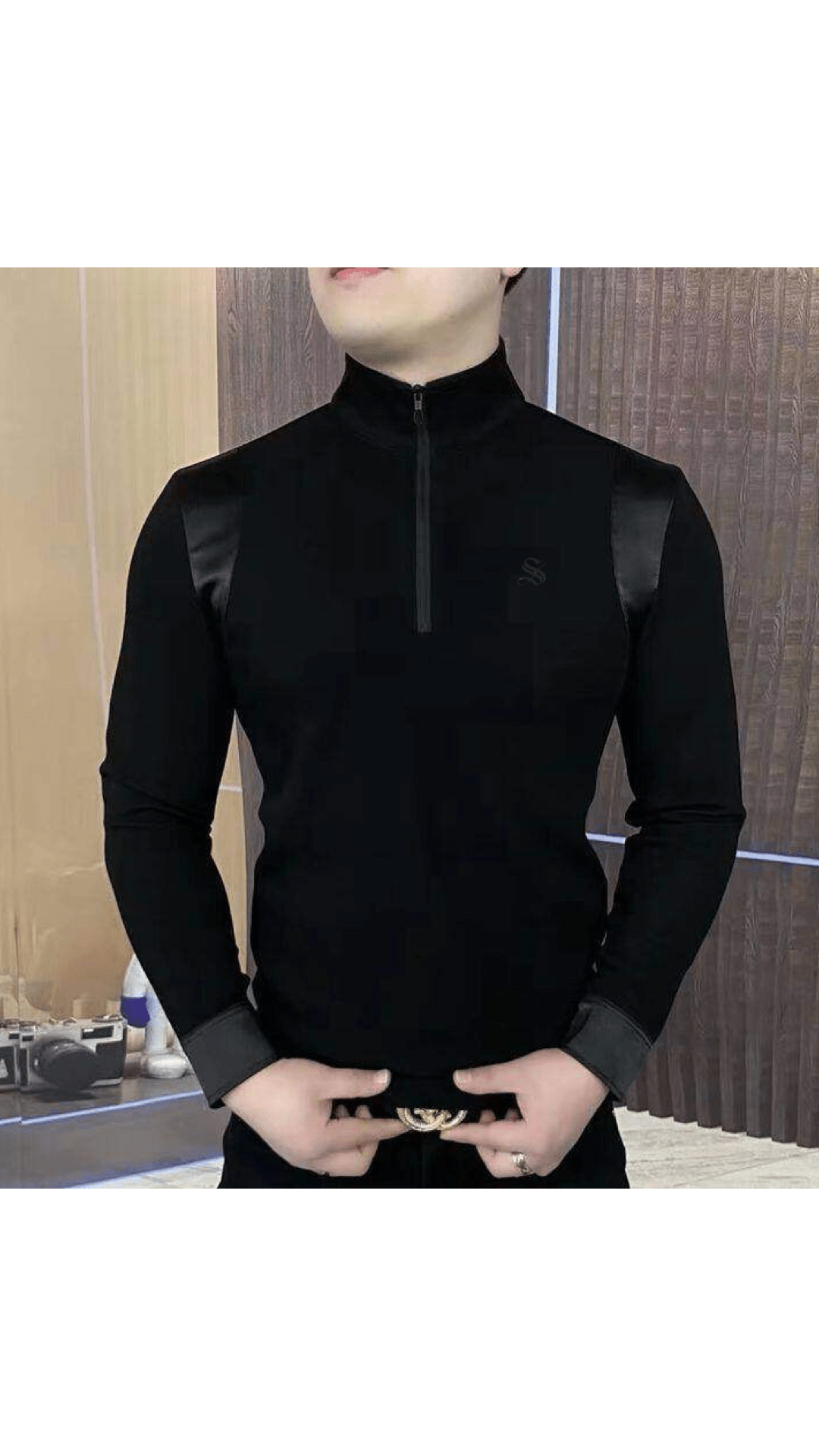 Lada - Long Sleeves Track Top for Men - Sarman Fashion - Wholesale Clothing Fashion Brand for Men from Canada