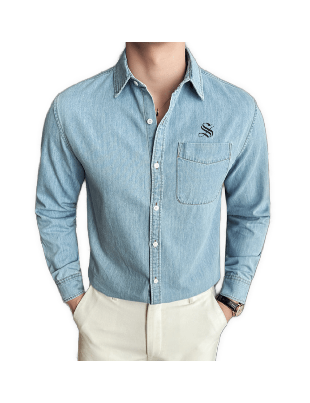 Lema - Long Sleeves Shirt for Men - Sarman Fashion - Wholesale Clothing Fashion Brand for Men from Canada