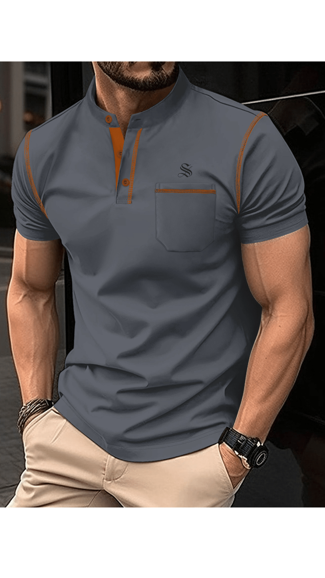 LookNice 2 - T-Shirt for Men - Sarman Fashion - Wholesale Clothing Fashion Brand for Men from Canada