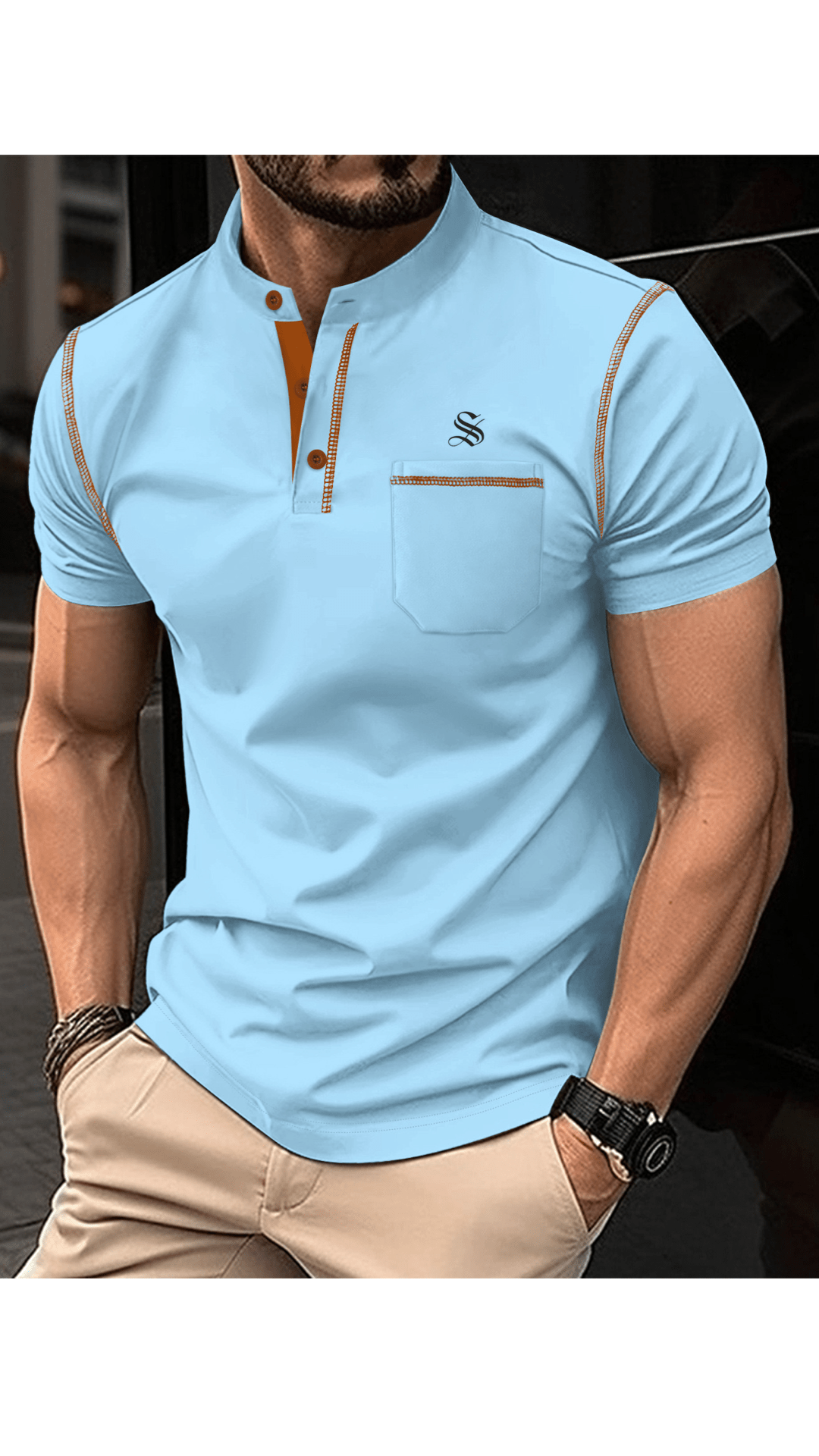 LookNice 2 - T-Shirt for Men - Sarman Fashion - Wholesale Clothing Fashion Brand for Men from Canada