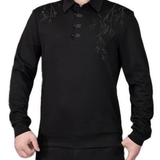 Naza 13 - Long Sleeves Polo Shirt for Men - Sarman Fashion - Wholesale Clothing Fashion Brand for Men from Canada