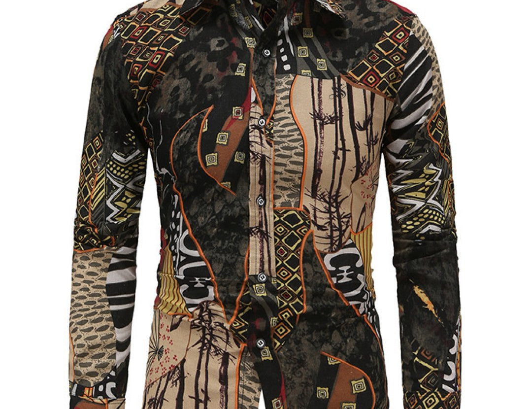 OJHK - Long Sleeves Shirt for Men - Sarman Fashion - Wholesale Clothing Fashion Brand for Men from Canada
