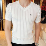 Pennsu 2 - V-Neck T-Shirt for Men - Sarman Fashion - Wholesale Clothing Fashion Brand for Men from Canada