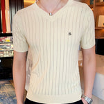 Pennsu 2 - V-Neck T-Shirt for Men - Sarman Fashion - Wholesale Clothing Fashion Brand for Men from Canada