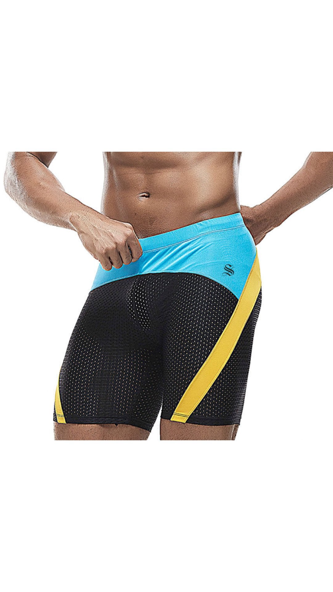 Proziba 2 - Leggings Shorts for Men - Sarman Fashion - Wholesale Clothing Fashion Brand for Men from Canada