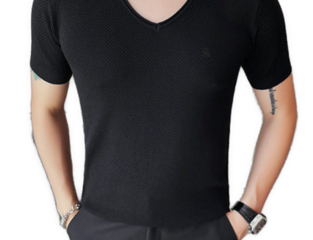 Runima - V -Neck T-Shirt for Men - Sarman Fashion - Wholesale Clothing Fashion Brand for Men from Canada
