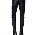 Sahu - Black Pu - Leather Pant’s for Men - Sarman Fashion - Wholesale Clothing Fashion Brand for Men from Canada