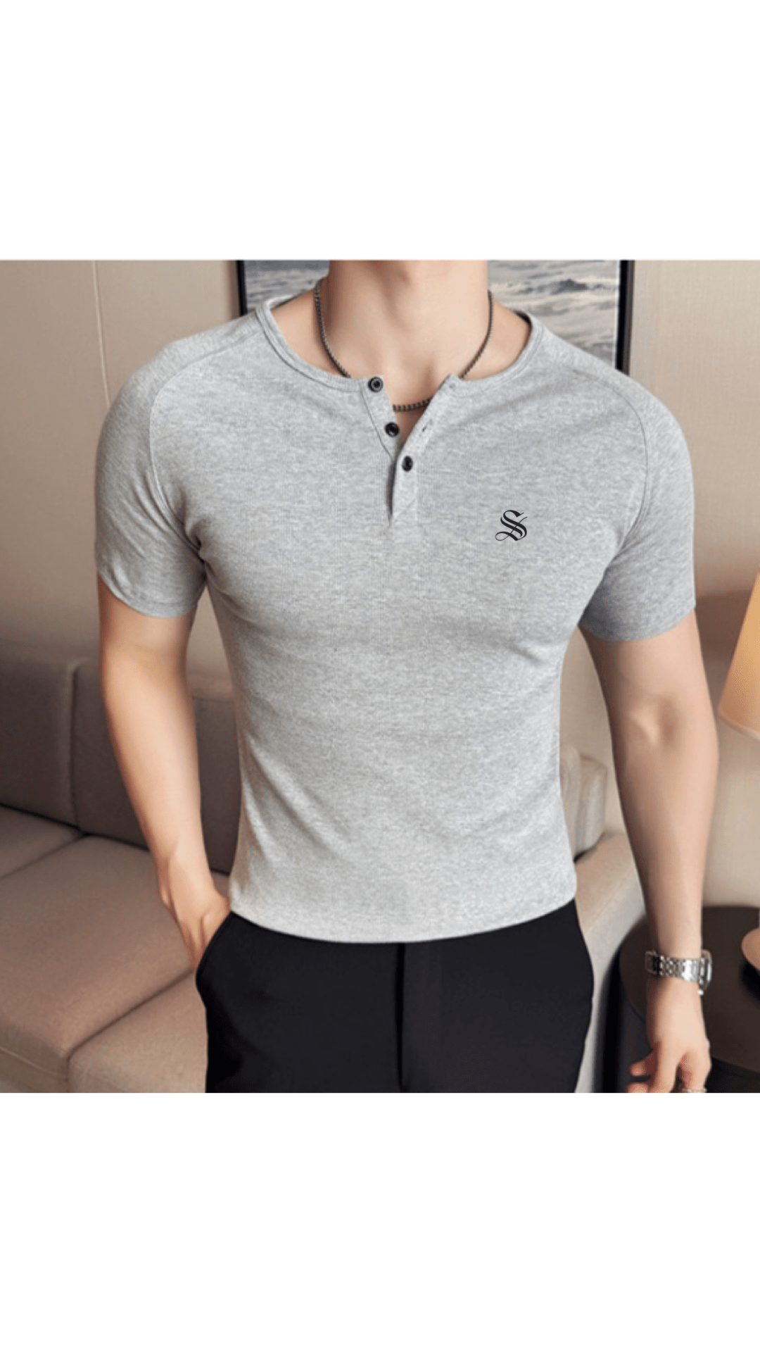 StaffSO - T-Shirt for Men - Sarman Fashion - Wholesale Clothing Fashion Brand for Men from Canada