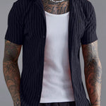 Texas - Short Sleeves Shirt for Men - Sarman Fashion - Wholesale Clothing Fashion Brand for Men from Canada