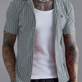 Texas - Short Sleeves Shirt for Men - Sarman Fashion - Wholesale Clothing Fashion Brand for Men from Canada